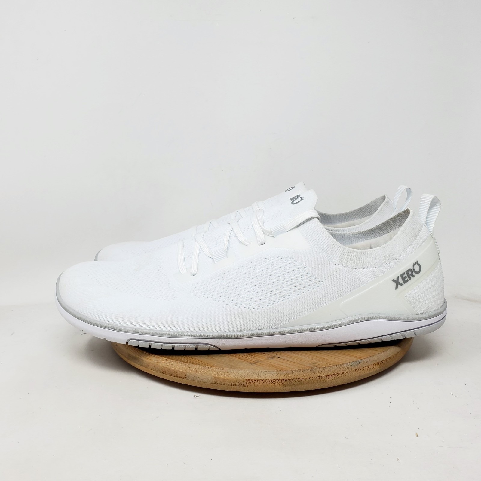 Xero Nexus Knit Shoes Mens 12 White Barefoot Minimalist Running Walking Sneaker